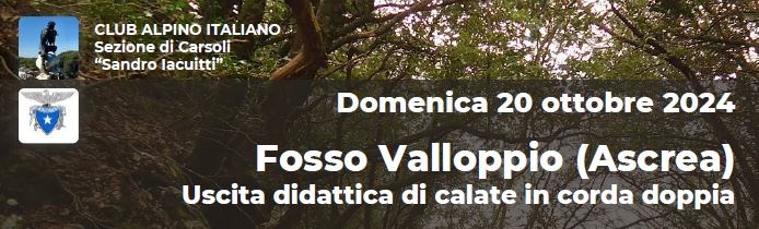 Fosso Valloppio (Ascrea) - Domenica 20 Ottobre 2024