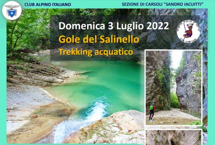 Gole del Salinello - Domenica 3 Luglio 2022