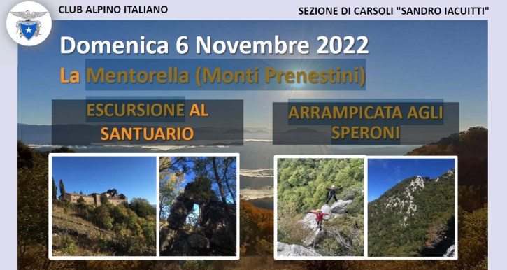 La Mentorella (Monti Prenestini) - Domenica 6 Novembre 2022