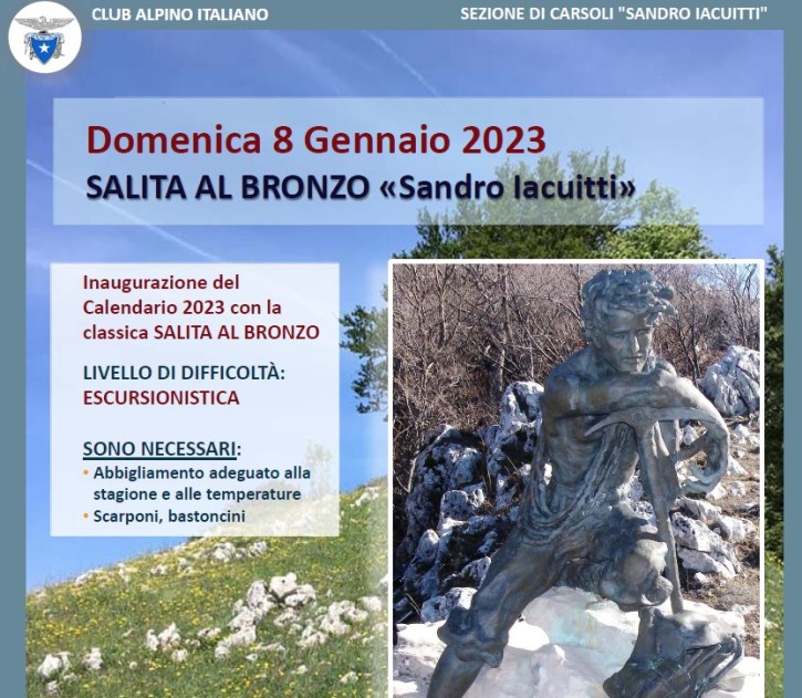 Salita al Bronzo "Sandro Iacuitti" - Domenica 8 Gennaio 2023