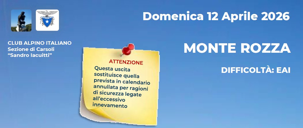 Monte Rozza - Domenica 12 aprile 2026