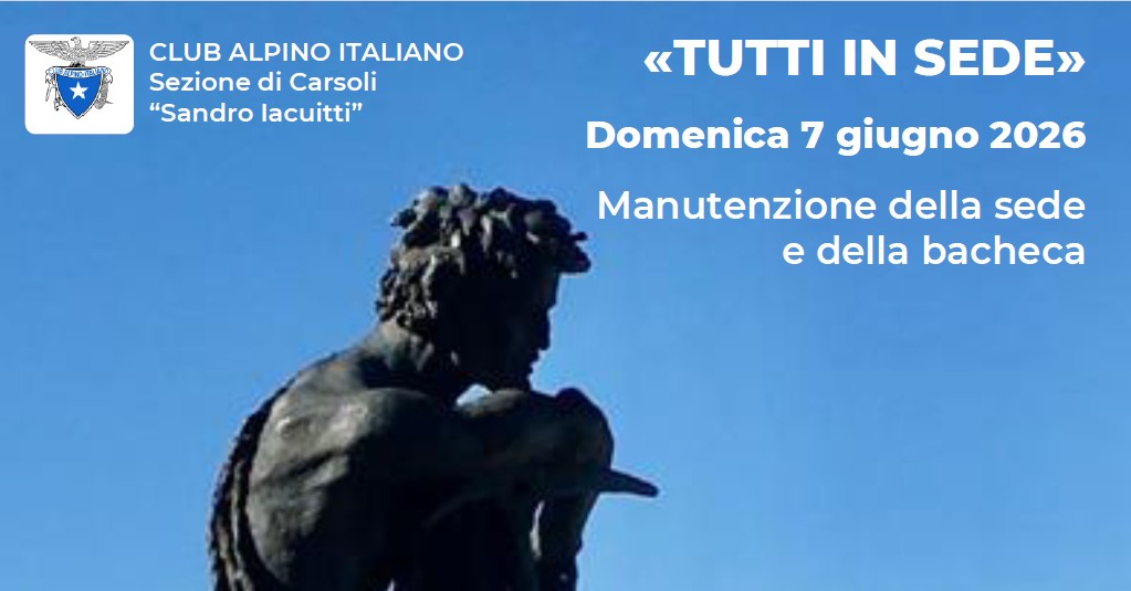 Tutti in sede - Domenica 7 giugno 2026