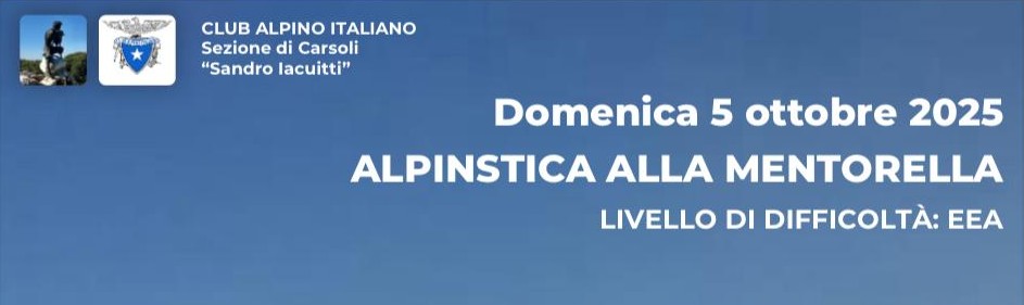 Alpinista alla Mentorella - Domenica 5 Ottobre 2025